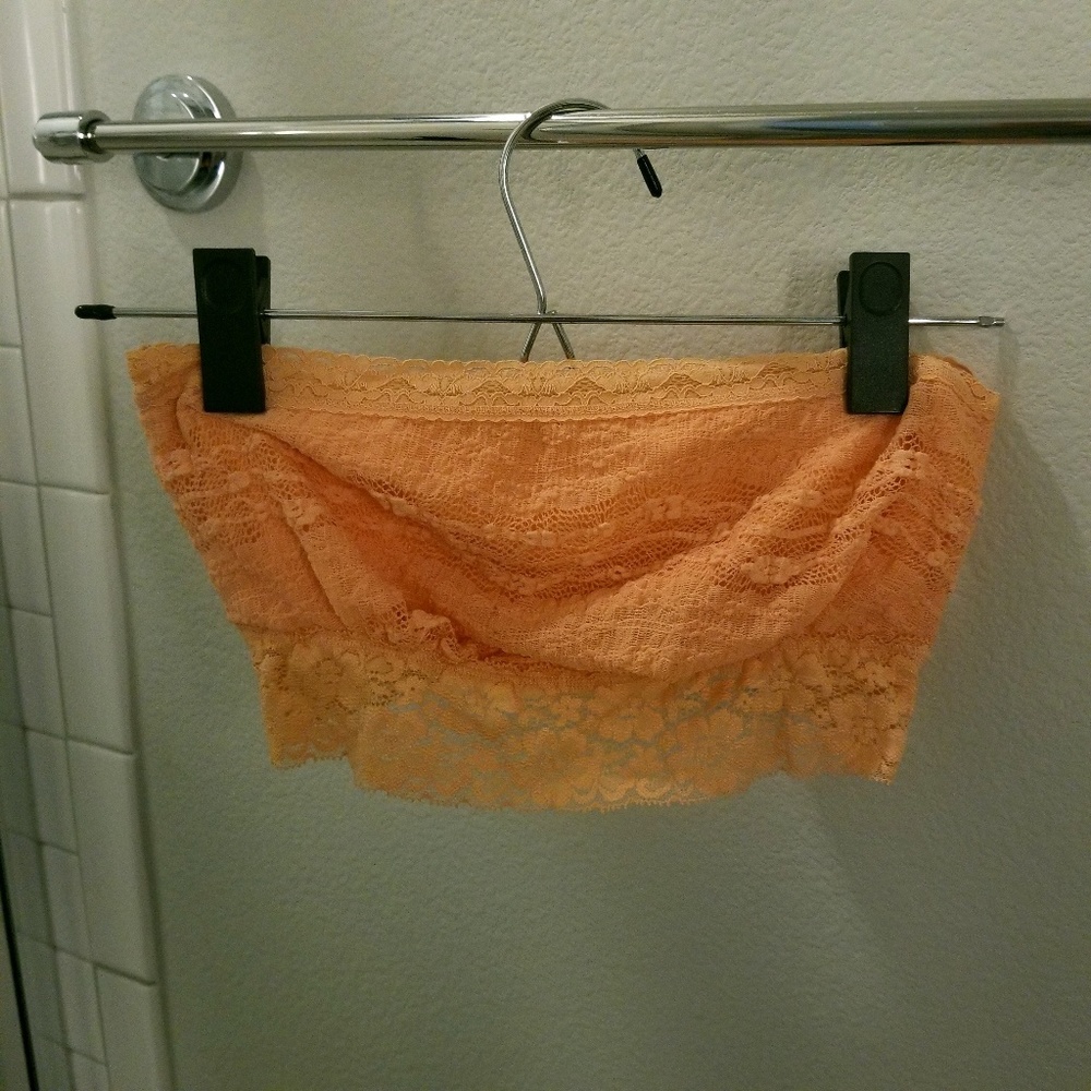 Free People Lace Bandeau / Strapless Bralette (M)